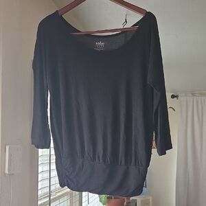 Soho Women's Black Long Sleeve Top